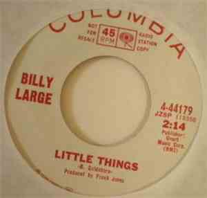 Billy Large - Little Things