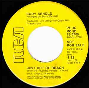 Eddy Arnold - Just Out Of Reach / Poison Red Berries
