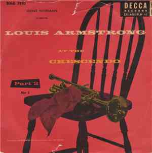 Louis Armstrong With The All Stars - 	Gene Norman Presents Louis Armstrong  ...