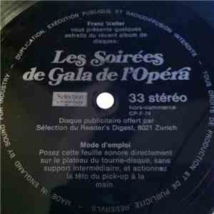 Various - Les Soirées De Gala De L'opéra