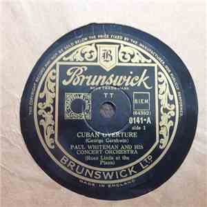 George Gershwin, Paul Whiteman & His Concert Orchestra, Rosa Linda - Cuban  ...