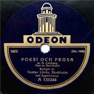 Gustav Lövås / Gustav Lövås O. Edith Hallstén - Poesi Och Prosa / Bor Du He ...