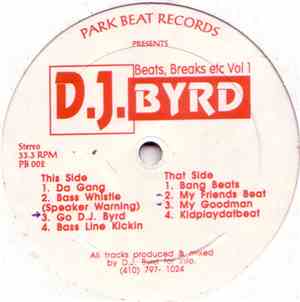 D.J. Byrd - Beats, Breaks Etc Vol 1