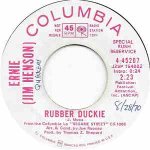 Ernie (Jim Henson) - Rubber Duckie