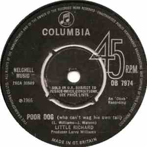 Little Richard - Poor Dog (Who Can't Wag His Own Tail) / Well