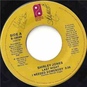 Shirley Jones - Last Night I Needed Somebody