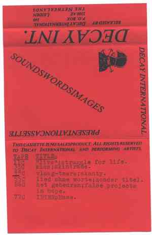 Various - Soundswordimages Presentation Cassette