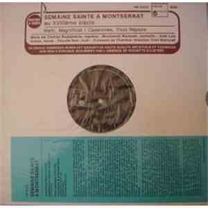 Various - Semaine Sainte A Monserrat Au 18e Siècle - Marti, Magnificat / Ca ...