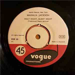 Mahalia Jackson - Holy Night, Silent Night / Get Away Jordan