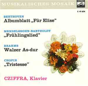 Beethoven, Mendelssohn-Bartholdy, Brahms, Chopin, Cziffra - Albumblatt 