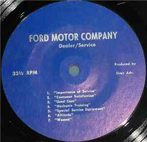 No Artist - Dealer/Service