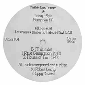 Robbie Van Luvren & Lucky-Spin - Hungarian E.P.
