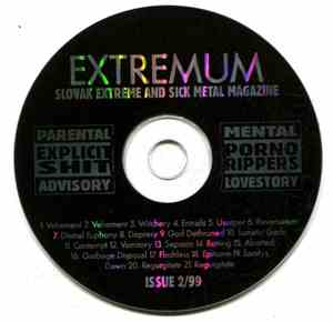 Various - Extremum, Slovak Extreme And Sick Metal Magazine, Issue 2/99
