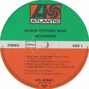 Allman Brothers Band - Beginnings
