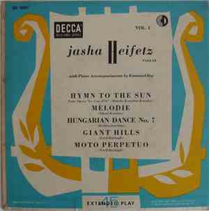 Jasha Heifetz - Jascha Heifetz Violin vol.1