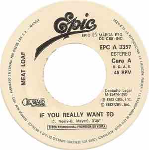 Meat Loaf - If You Really Want To