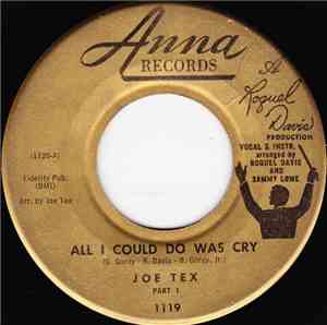 Joe Tex - All I Could Do Was Cry