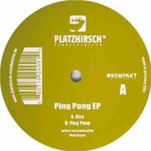 Mark Broom - Ping Pong EP