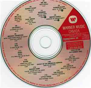 Various - Warner Music Canada September 1993 - Vol. 186