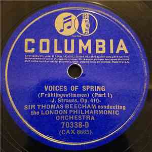 Sir Thomas Beecham Conducting The London Philharmonic Orchestra Composed By ...