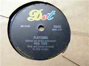 Nick Todd - Plaything / The Honey Song
