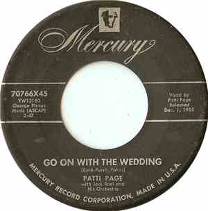 Patti Page With Jack Rael And His Orchestra - Go On With The Wedding