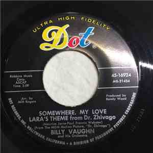 Billy Vaughn And His Orchestra - Somewhere My Love / Alfie