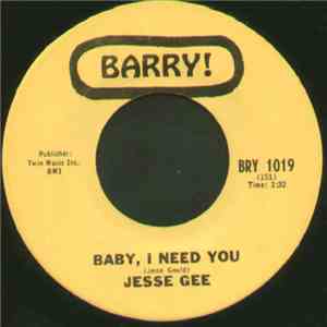 Jesse Gee - Don't Mess With My Money / Baby, I Need You