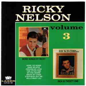 Ricky Nelson  - More Songs By Ricky / Rick Is 21