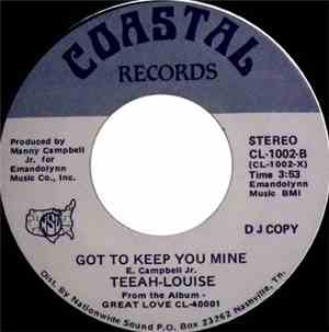 Teeah-Louise - You Happened To Me / Got To Keep You Mine