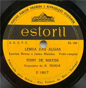 Tony De Matos - Lendas das Algas / Vidas Sem Rumo
