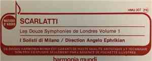 Alessandro Scarlatti -  I Solisti Di Milano, Angelo Ephrikian - Les Douze S ...