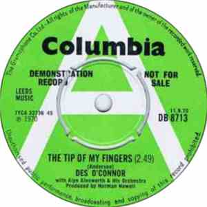 Des O'Connor - The Tip Of My Fingers