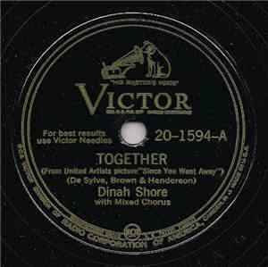 Dinah Shore - Together / I Learned A Lesson I'll Never Forget