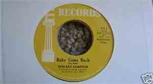 Don Ray Sampson - Baby Come Back