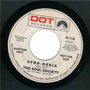 The Soul Society  - Afro-Desia / Sidewinder