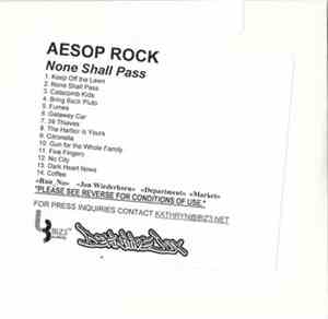 Aesop Rock - None Shall Pass