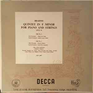 Brahms, Chigi Quintet - Piano Quintet In F Minor, Op. 34