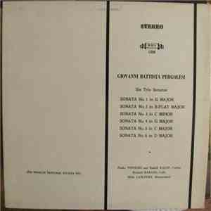 Giovanni Battista Pergolesi /  Zlatko Topolski, Rudolf Kalup, Richard Haran ...