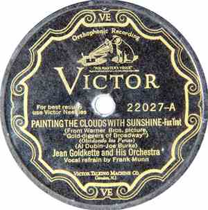 Jean Goldkette And His Orchestra - Painting The Clouds With Sunshine / Tip- ...