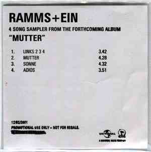 Rammstein - 4 Song Sampler From The Forthcoming Album 