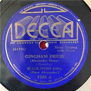 Black Ivory King -  Gingham Dress / Match Box Blues