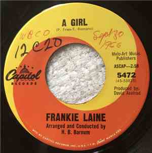 Frankie Laine - A Girl / House Of Laughter