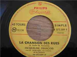 Jacqueline François - La Chanson des Rues / Java Mondaine