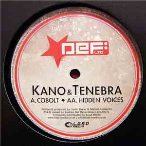 Kano  & Tenebra  - Cobolt / Hidden Voices