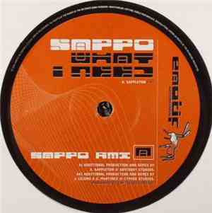 Sappo - What I Need (Sappo Rmx) / What I Need (Sketch And Code Rmx)