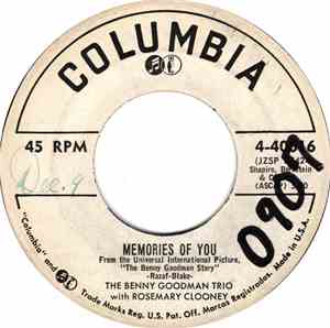 The Benny Goodman Sextet / The Benny Goodman Trio / Rosemary Clooney - Memo ...