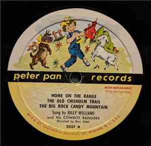 Billy Williams And His Cowboy Rangers - Home On The Range
