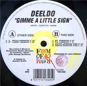 Deeldo - Gimme A Little Sign