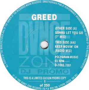 Greed - Gonna Let You Go